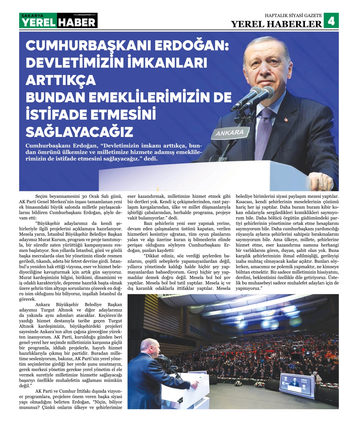 Sakarya Yerel Haber Gazetesi 39. Sayısı Çıktı