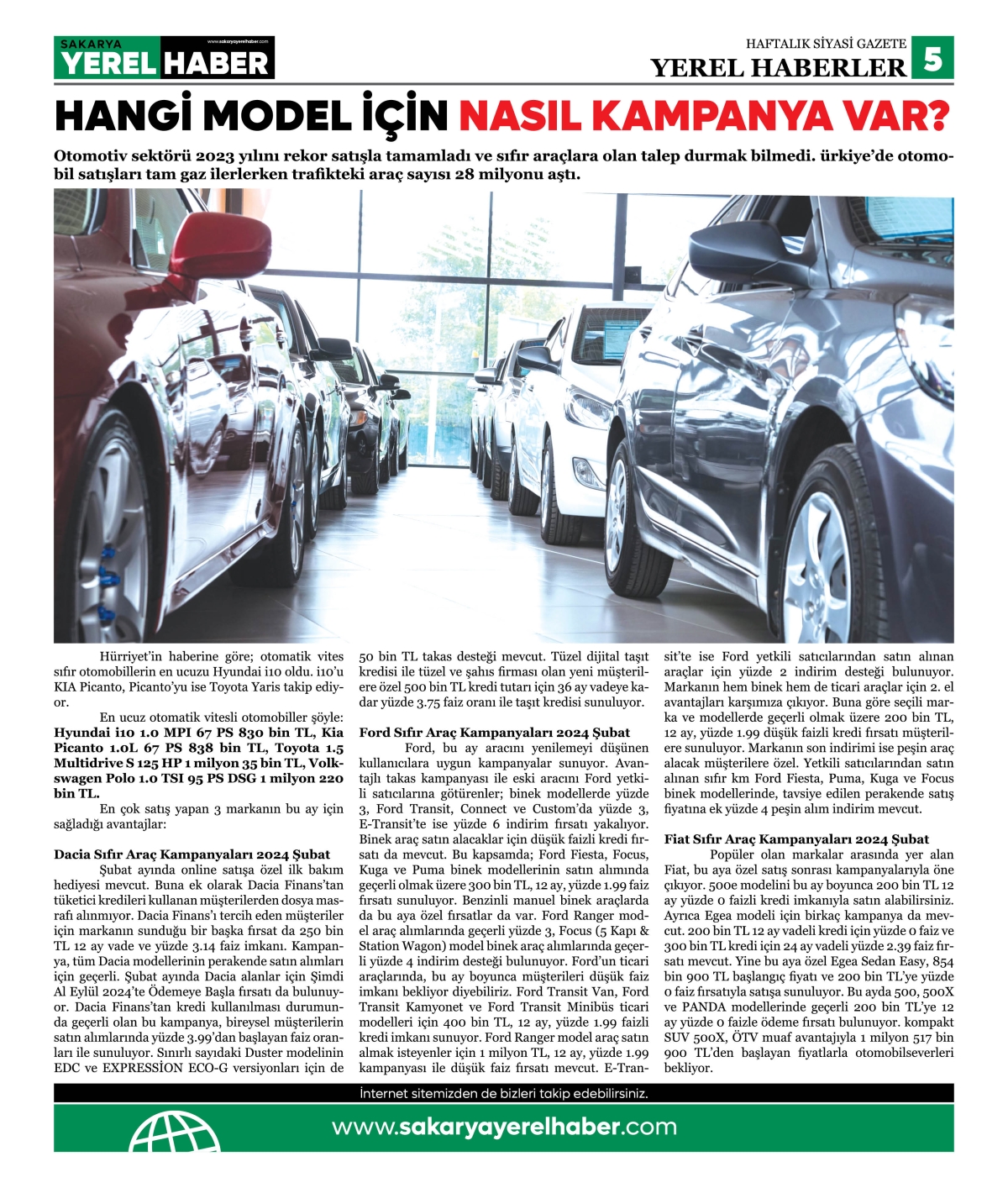 Sakarya Yerel Haber Gazetesi 42. Sayısı Çıktı