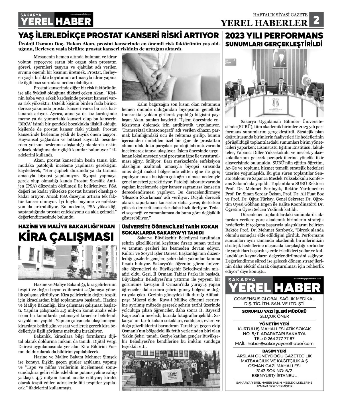 Sakarya Yerel Haber Gazetesi 43. Sayısı Çıktı
