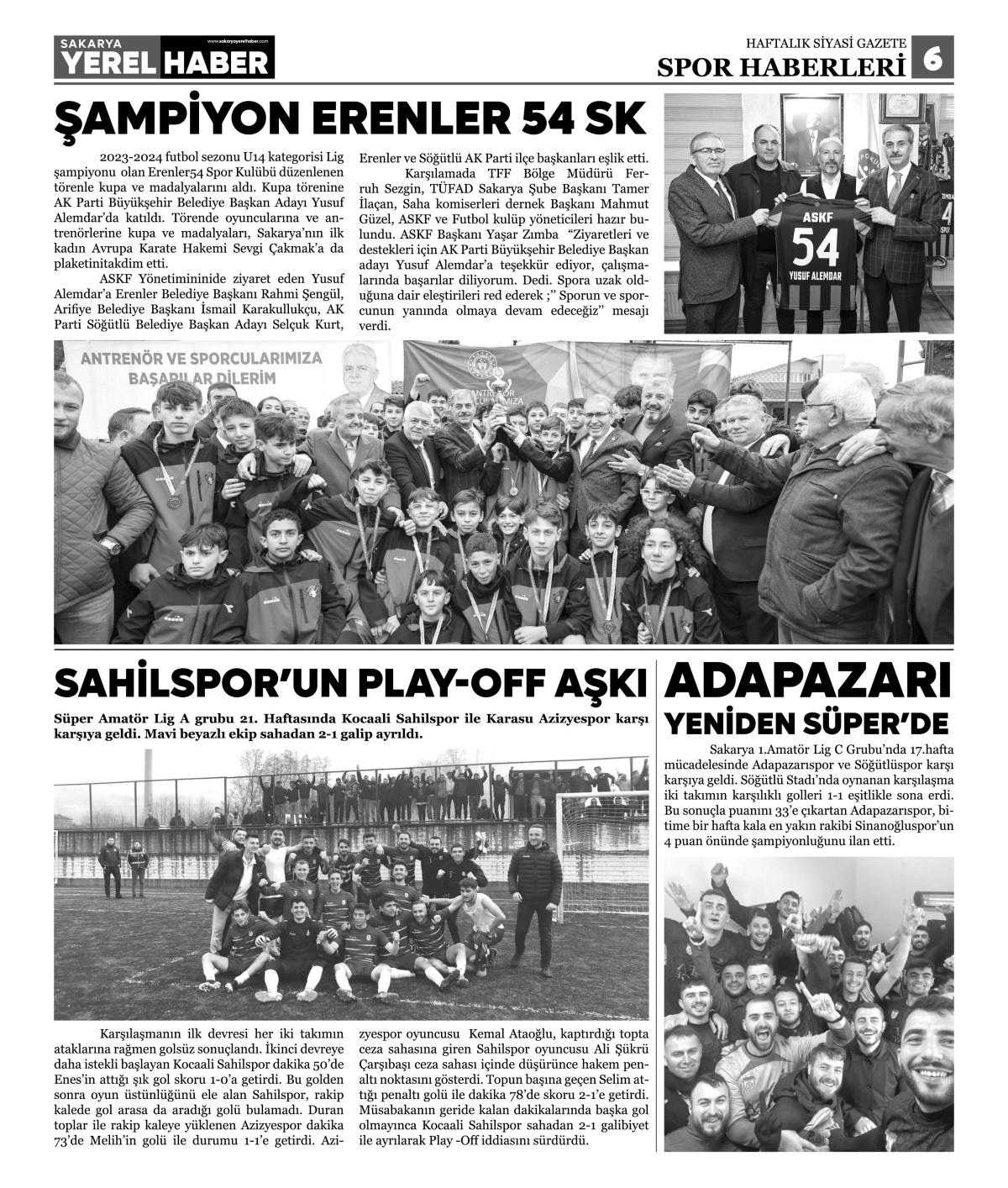 Sakarya Yerel Haber Gazetesi 43. Sayısı Çıktı