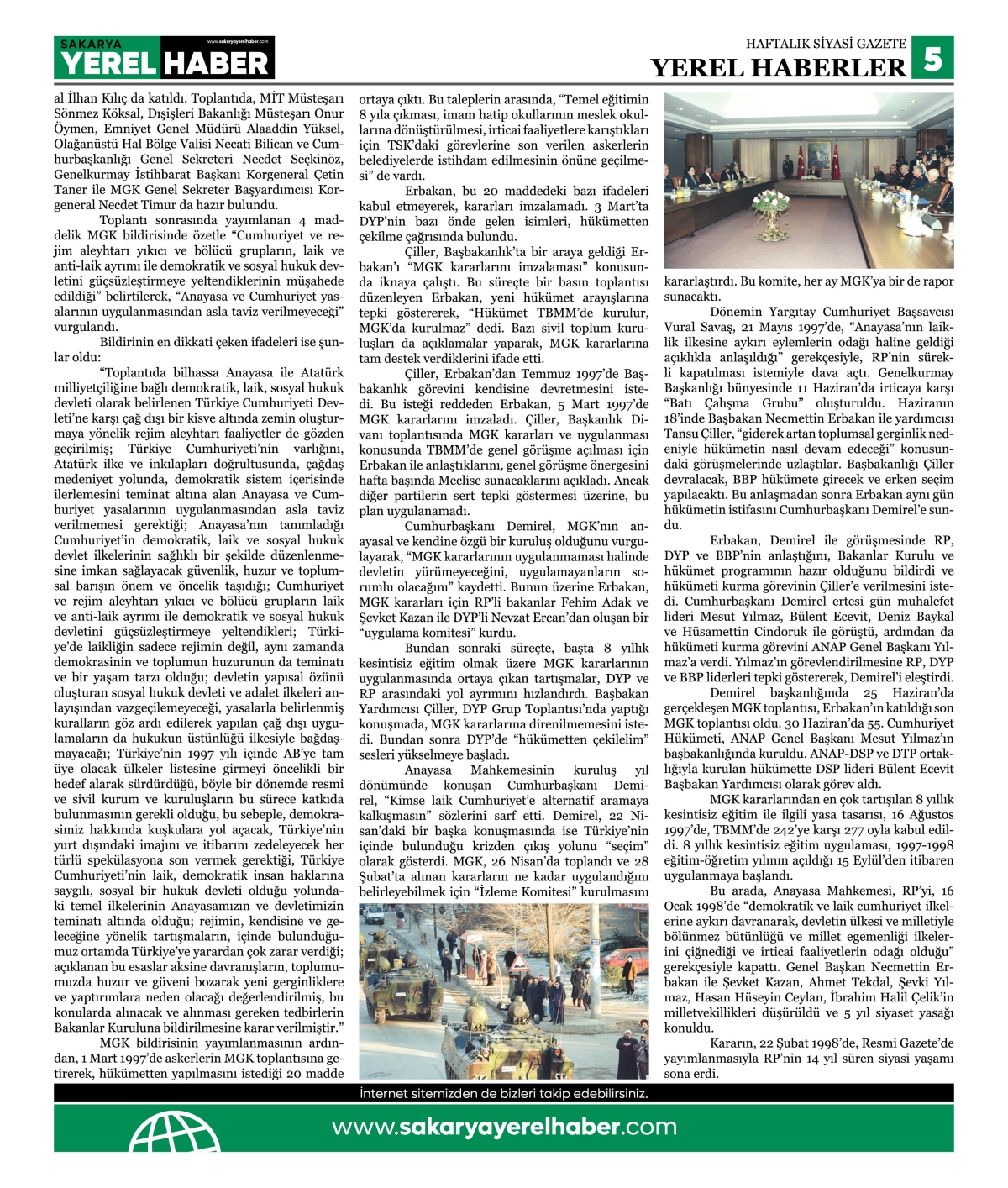 Sakarya Yerel Haber Gazetesi 44. Sayısı Çıktı