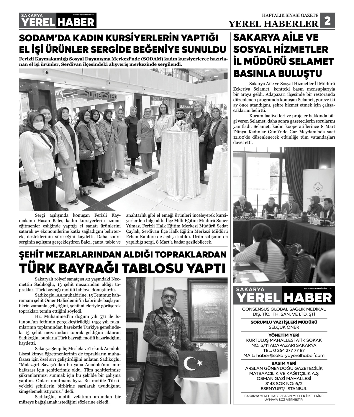 Sakarya Yerel Haber Gazetesi 45. Sayısı Çıktı