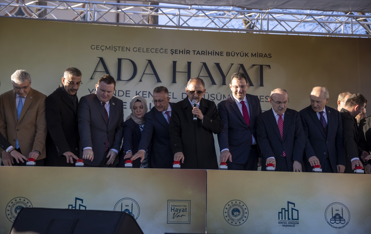 Adahayat Yerinde Kentsel Dönüşüm Temel Atma Töreni