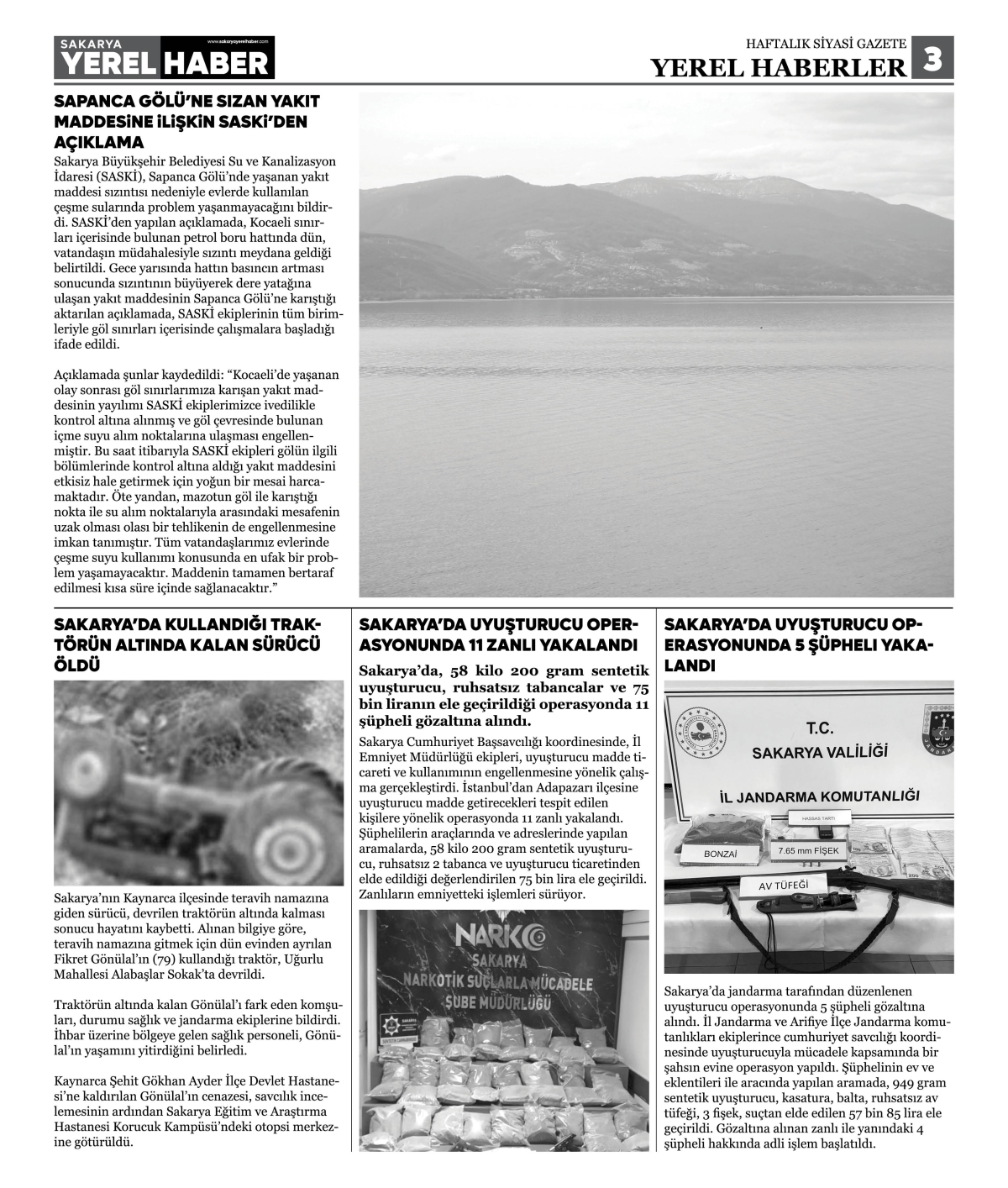 Sakarya Yerel Haber Gazetesi 47. Sayısı Çıktı
