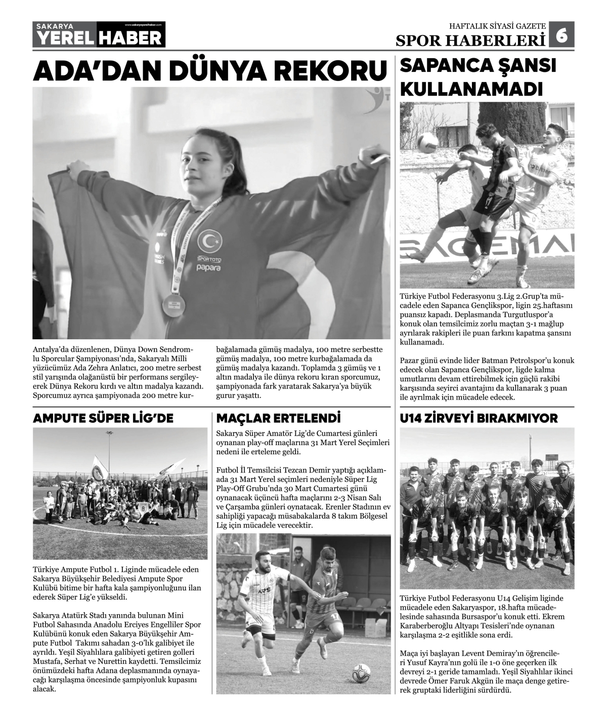 Sakarya Yerel Haber Gazetesi 47. Sayısı Çıktı