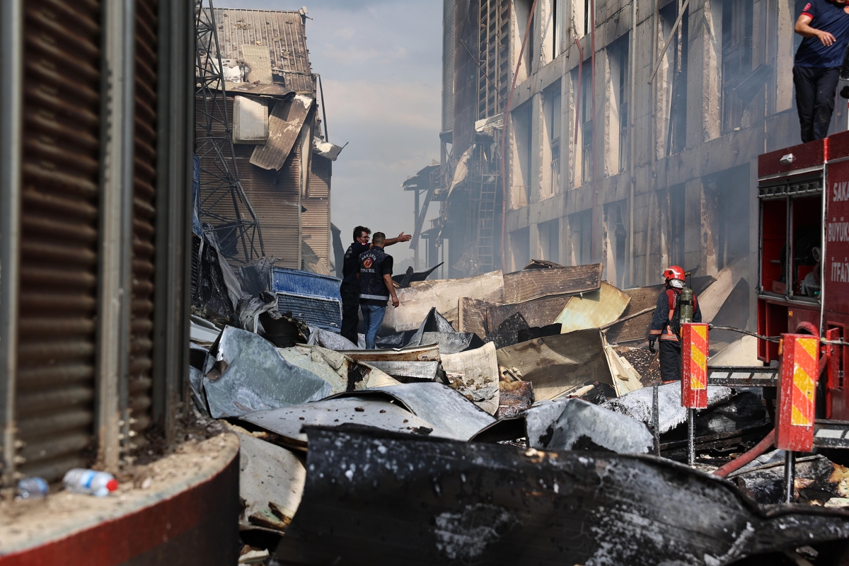 Sakarya Büyükşehir İtfaiyesi Müdahale Etti