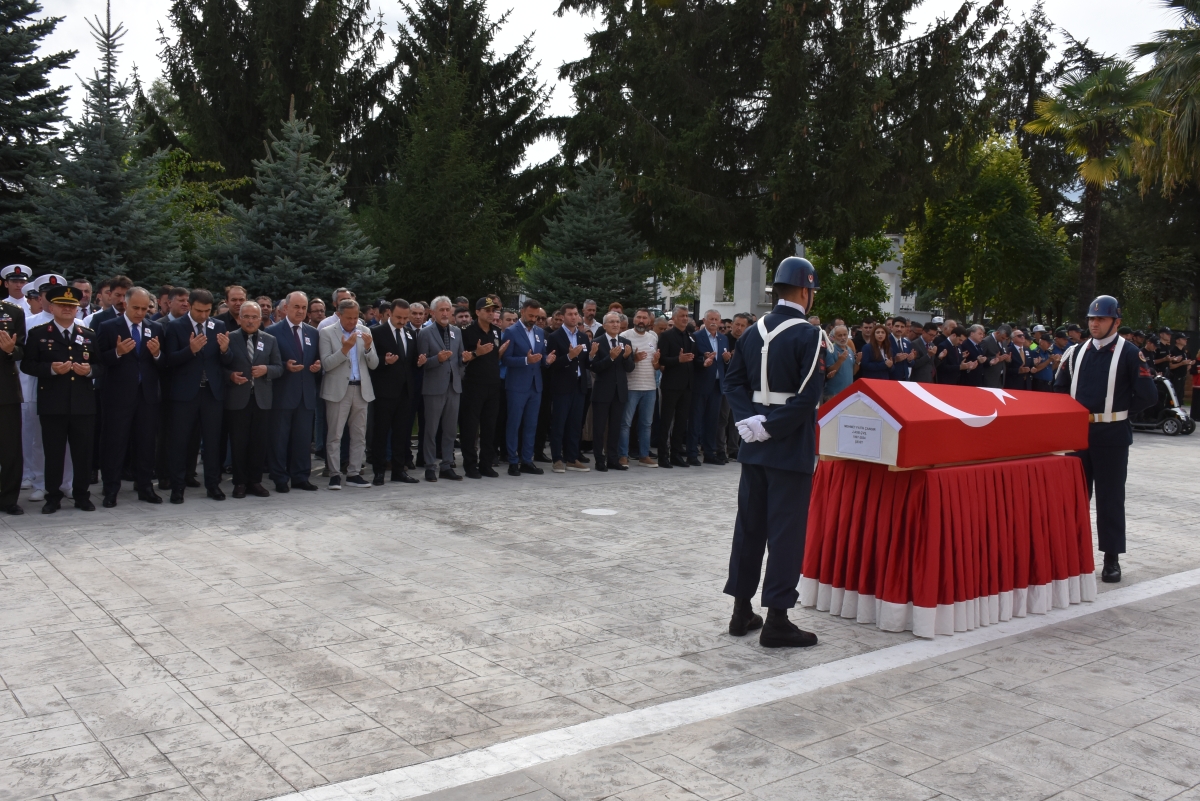 Şehit Jandarma Astsubay Çavuş Mehmet Fatih Çangır için Ordu'da cenaze töreni düzenlendi