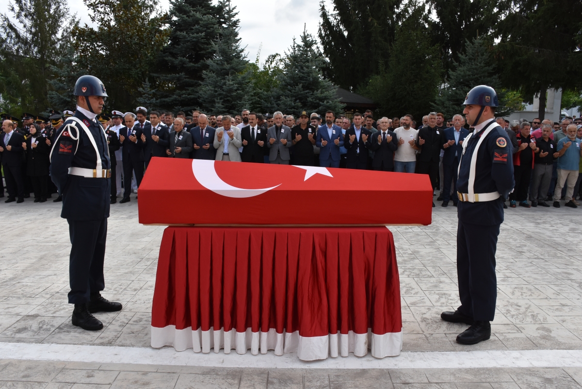 Şehit Jandarma Astsubay Çavuş Mehmet Fatih Çangır için Ordu'da cenaze töreni düzenlendi