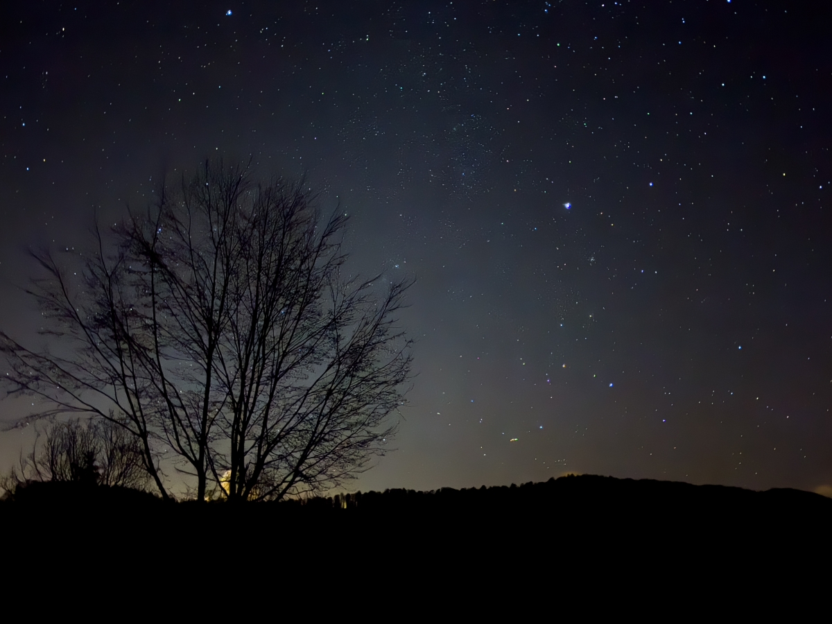 Sakarya'da yıldızlı gece