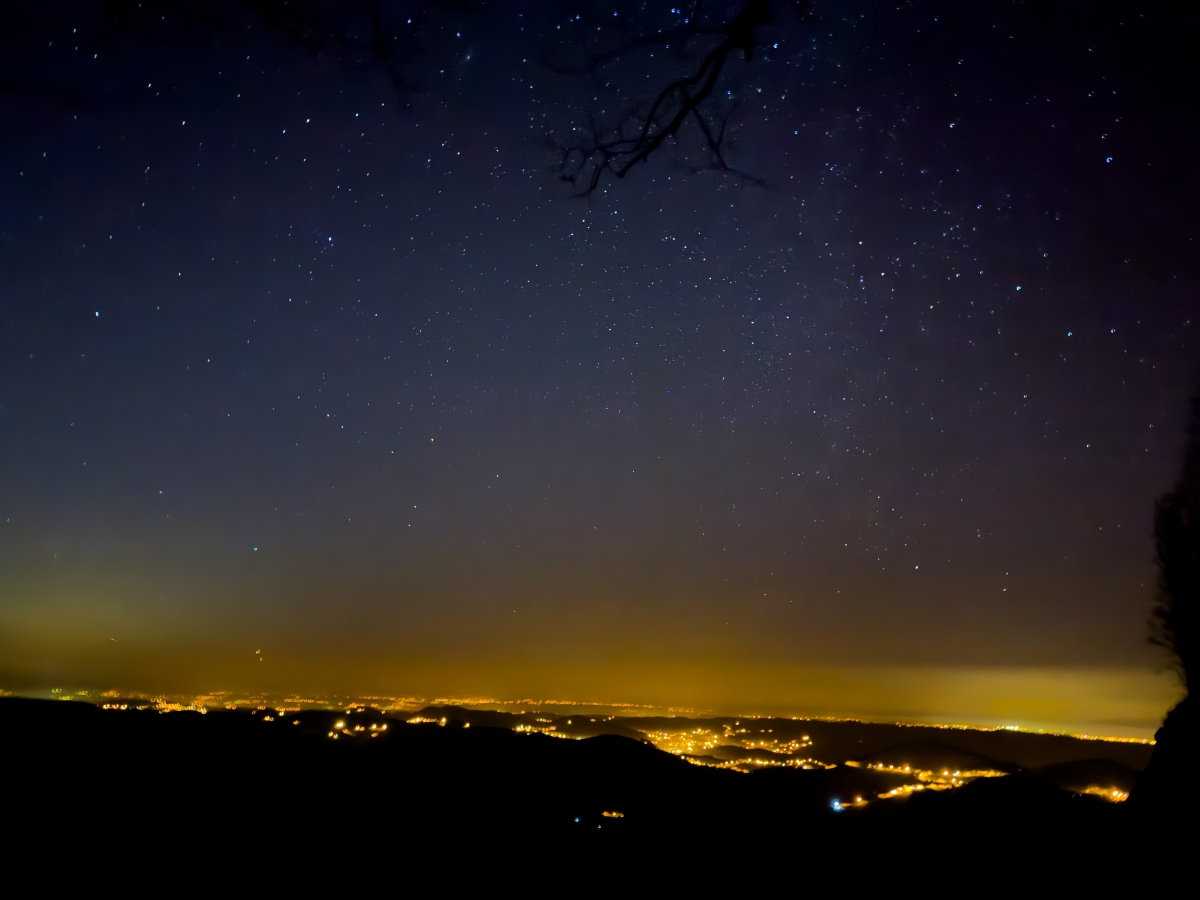 Sakarya'da yıldızlı gece