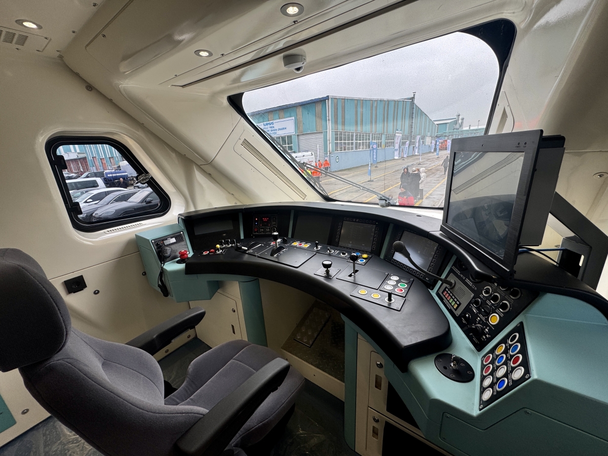 Sakarya'da Milli Elektrikli Hızlı Tren Seti'nin gövde kaynağı yapıldı