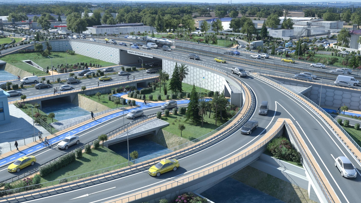 Yazlık Katlı Kavşak projesi