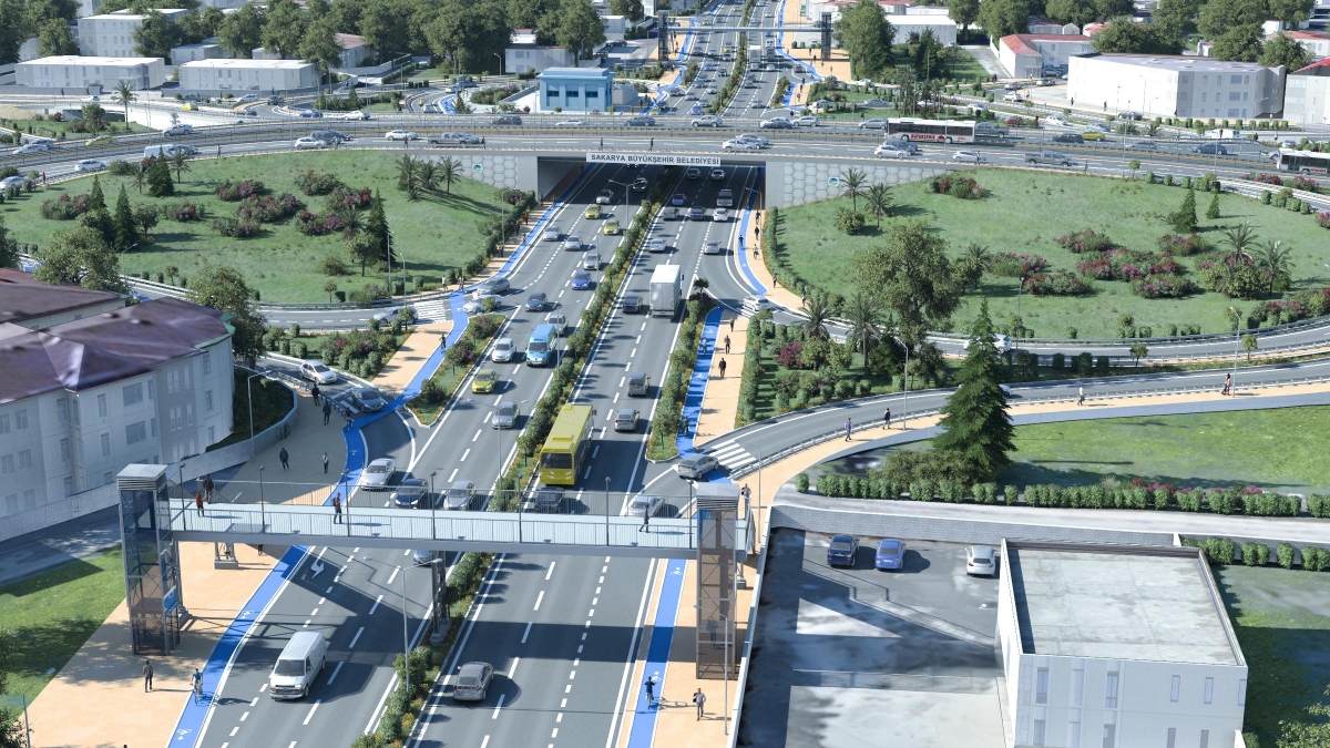 Yazlık Katlı Kavşak projesi