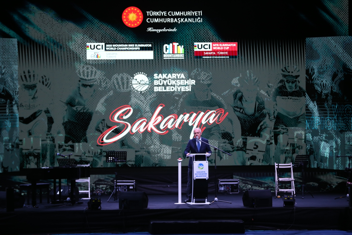 Sakarya'da Dağ Bisikleti Eliminatör Dünya Şampiyonası'nın tanıtım töreni yapıldı