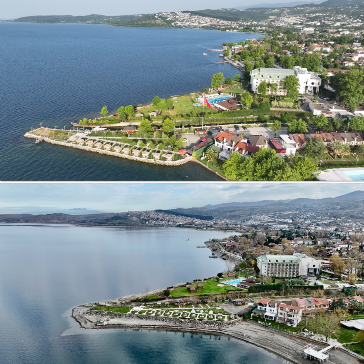 Sapanca Gölü kuraklık nedeniyle tehdit altında