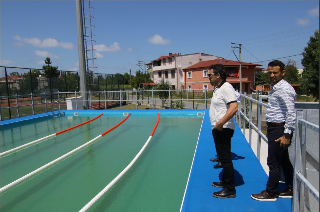 Sakarya Gençlik ve Spor İl Müdürlüğünden 4 yeni portatif yüzme havuzu…