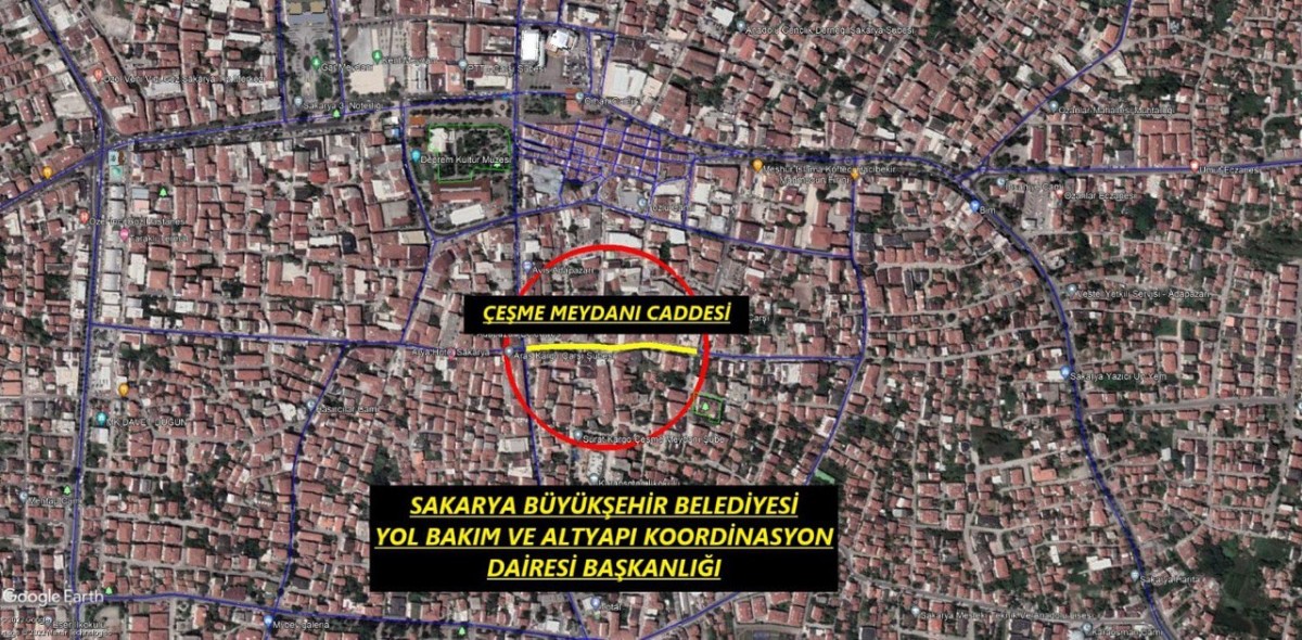 Çeşme Meydanı Caddesi’nde asfalt çalışması yapılacak