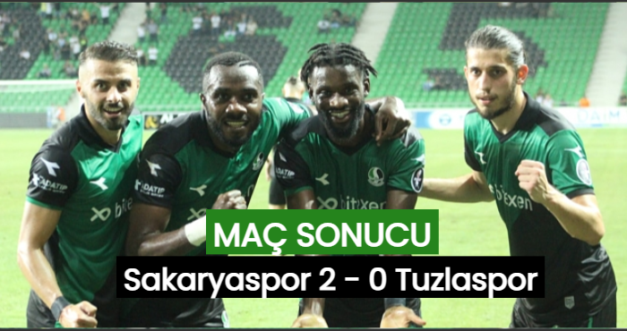 Sakaryaspor 2 - 0 Tuzlaspor 