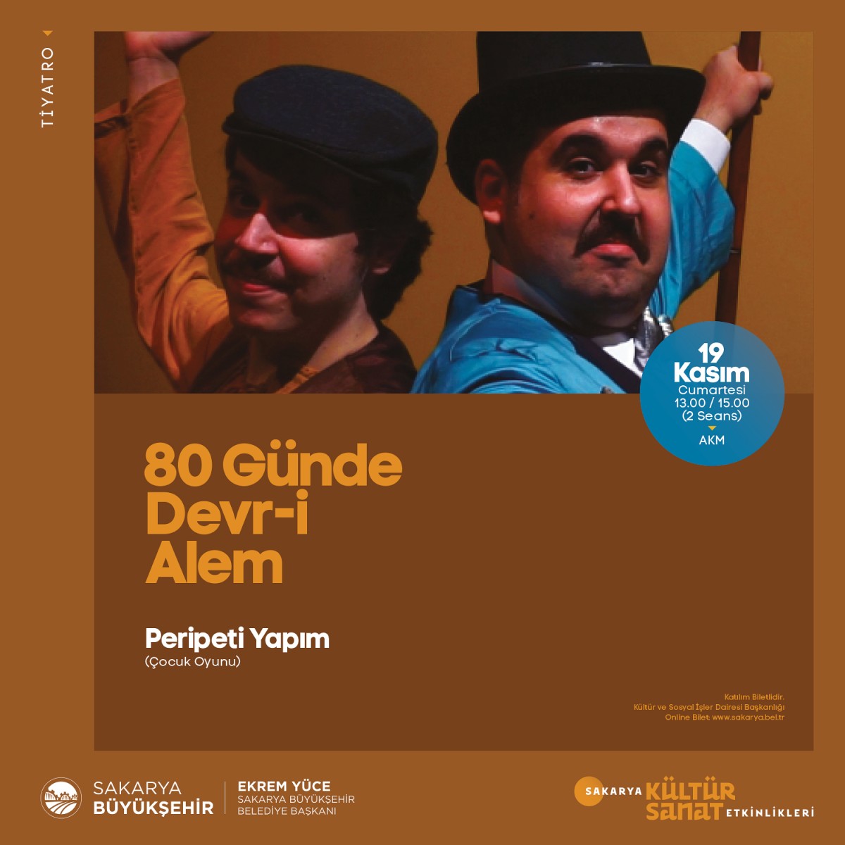 Etkinlikler çocuk tiyatrosu ile devam edecek
