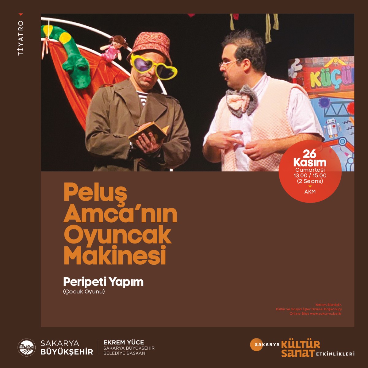 Minikler hafta sonu tiyatroda buluşacak
