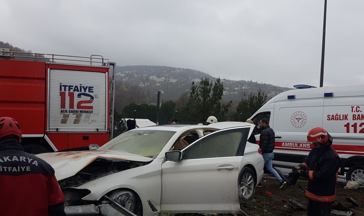 Sakarya'da trafik kazasında ölen sürücü Kocaeli'de defnedildi