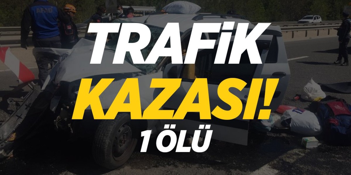 Karasu'da trafik kazası 1 ölü 1 yaralı