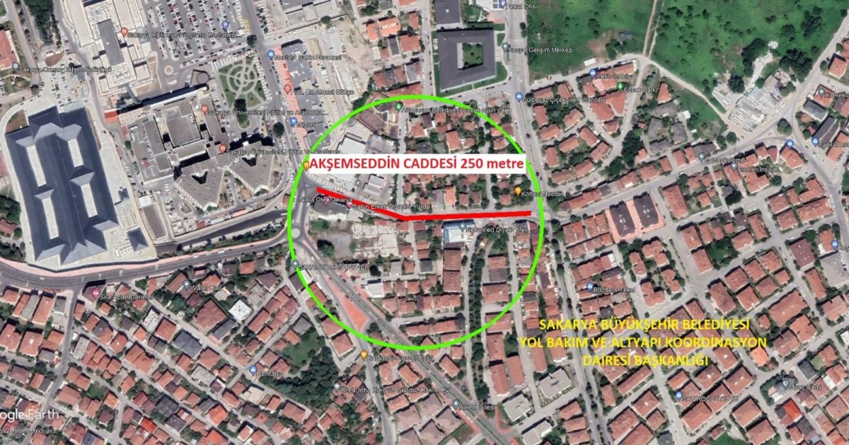 Akşemsettin Caddesi asfalt çalışmaları nedeniyle trafiğe kapalı olacak