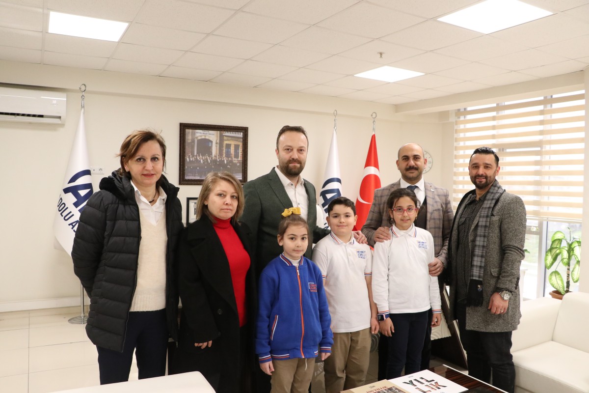 Mehmet Zorlu İlkokulundan AA Sakarya Bölge Müdürlüğüne ziyaret