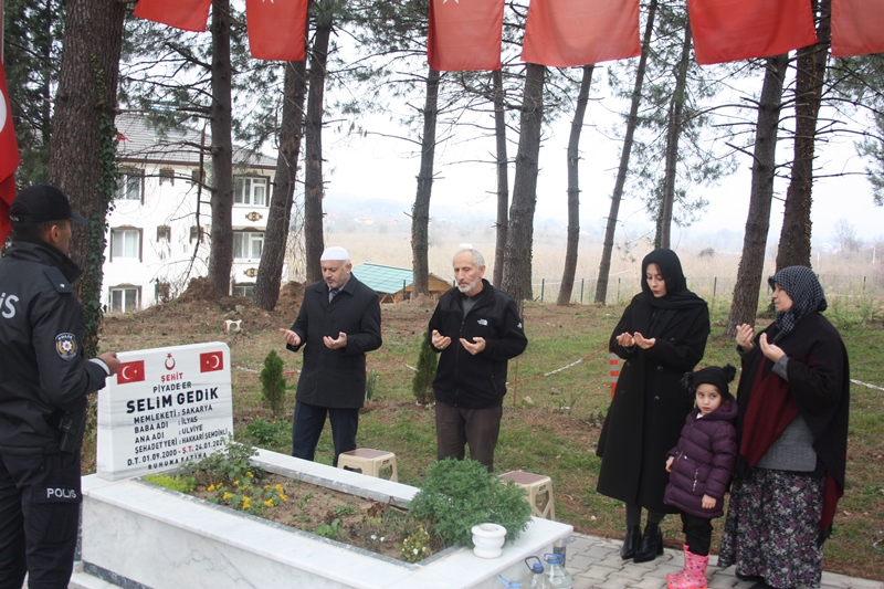 Şehit Piyade Er Selim GEDİK mezarı başında anıldı