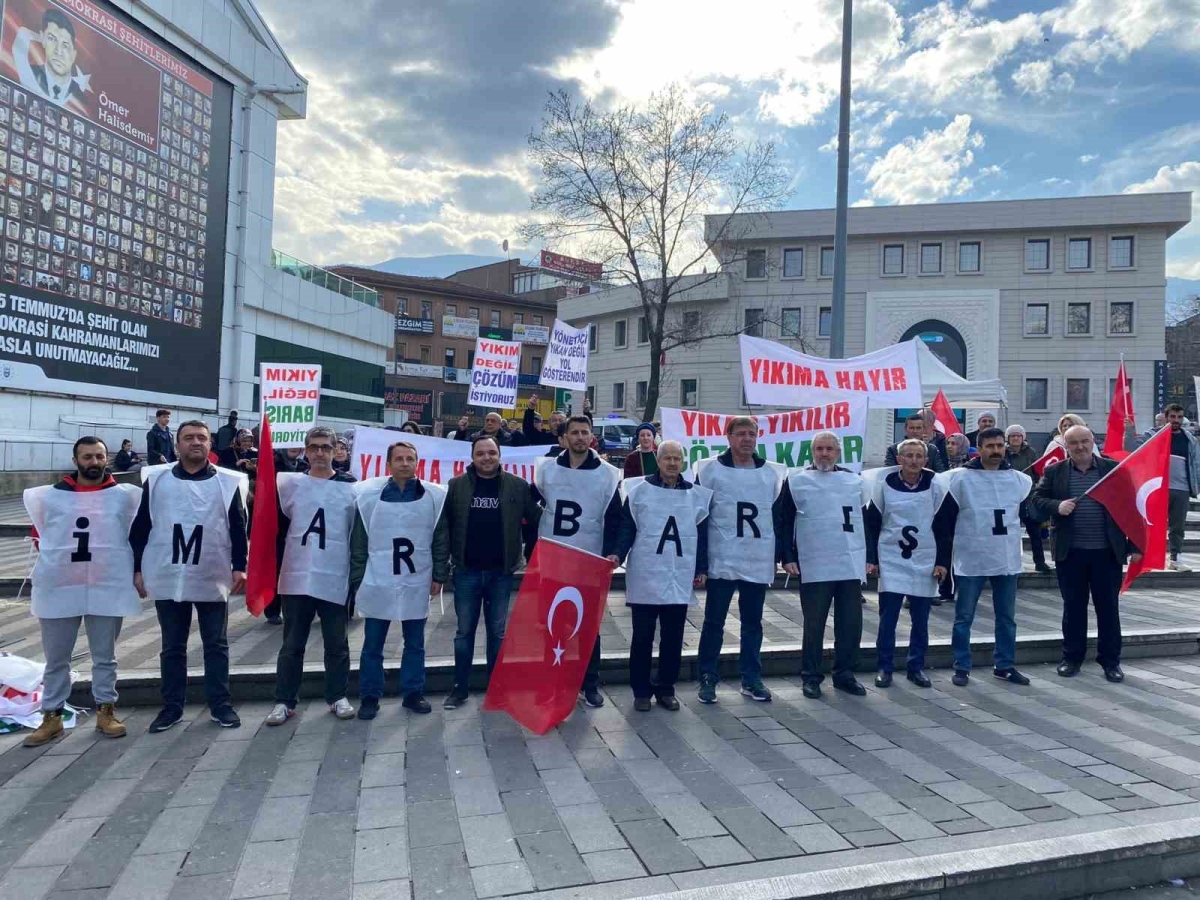 İmar Barışı Mağdurları Platformu: “Yıkım değil, barış istiyoruz”
