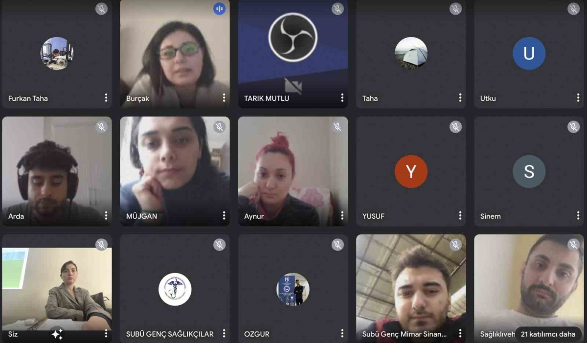 SUBÜ’nün öğrenci toplulukları online buluştu
