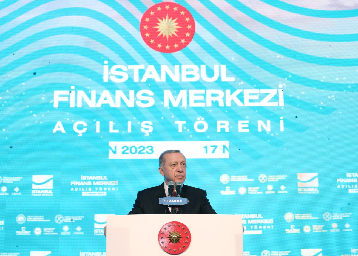 Cumhurbaşkanı Erdoğan İstanbul Finans Merkezi 