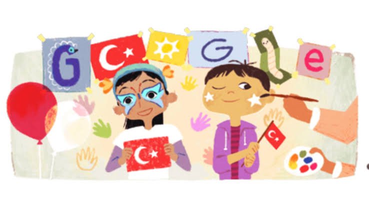 Google 23 Nisan Ulusal Egemenlik ve Çocuk Bayramı'nı kutladı