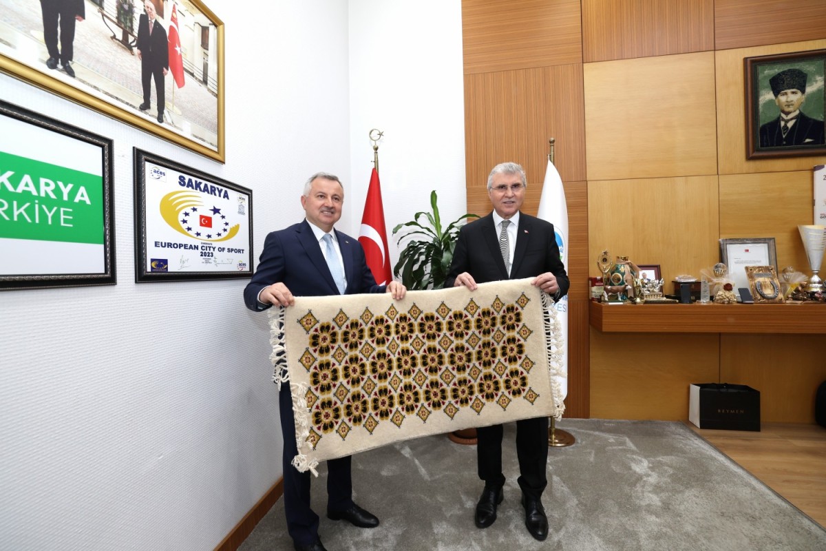 Başkan Ekrem Yüce, Moldova Ankara Büyükelçisi Dmitri Crotior’u ağırladı