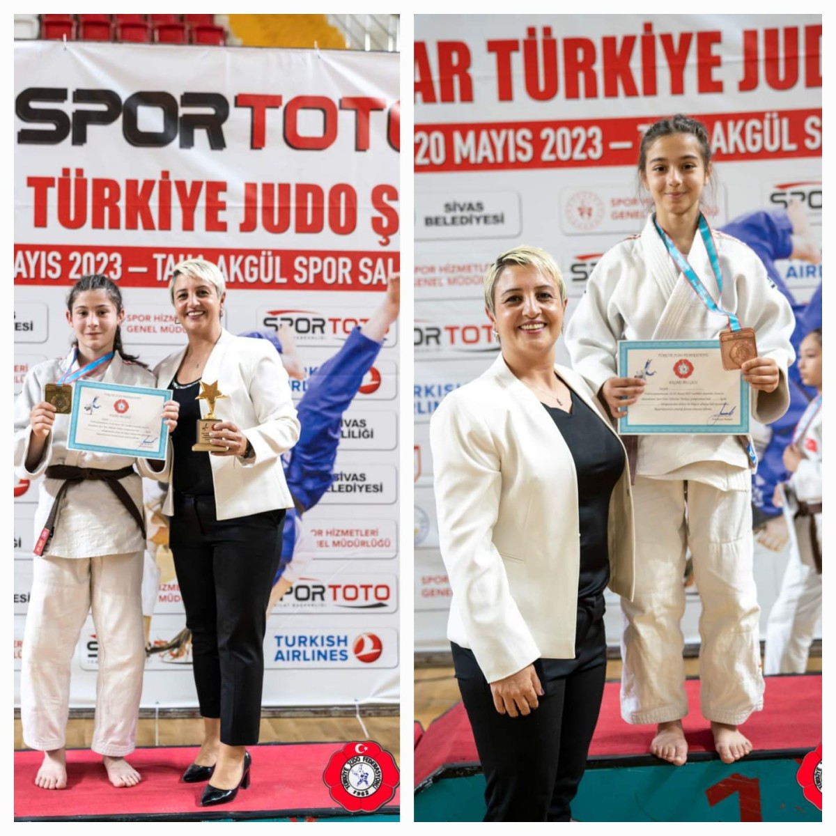 Yıldızlar Türkiye Judo Şampiyonasında 2 madalya