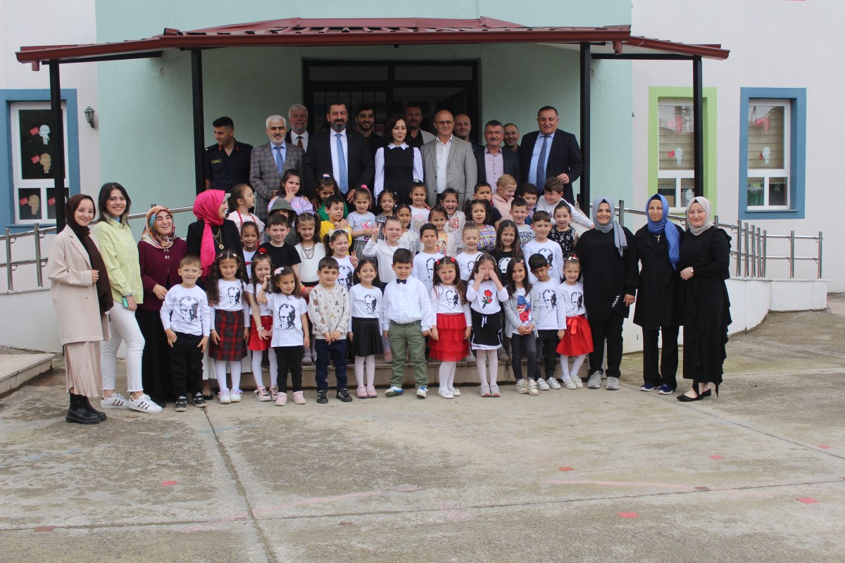 Karapürçek'te anaokulunda yıl sonu sergisi düzenlendi