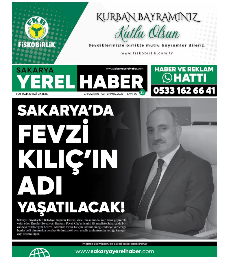 Sakarya Yerel Haber Gazetesi 9.Sayısı Çıktı