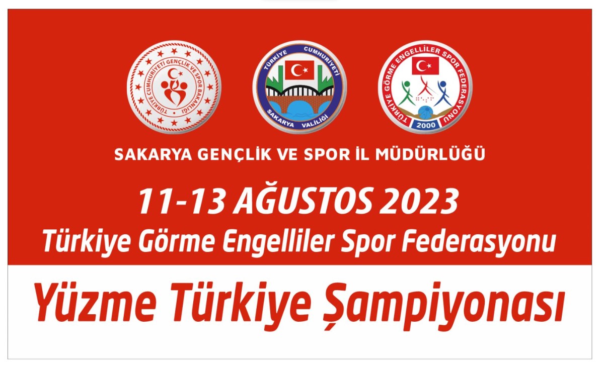 Türkiye Görme Engelliler Yüzme Türkiye Şampiyonası Sakarya'da 