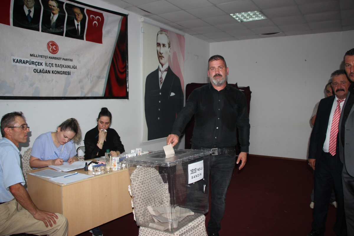MHP Karapürçek İlçe Başkanlığına Mustafa Hıraç seçildi