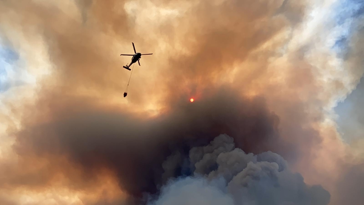 Çanakkale'de orman yangını nedeniyle 4 yerleşim bölgesi tahliye edildi