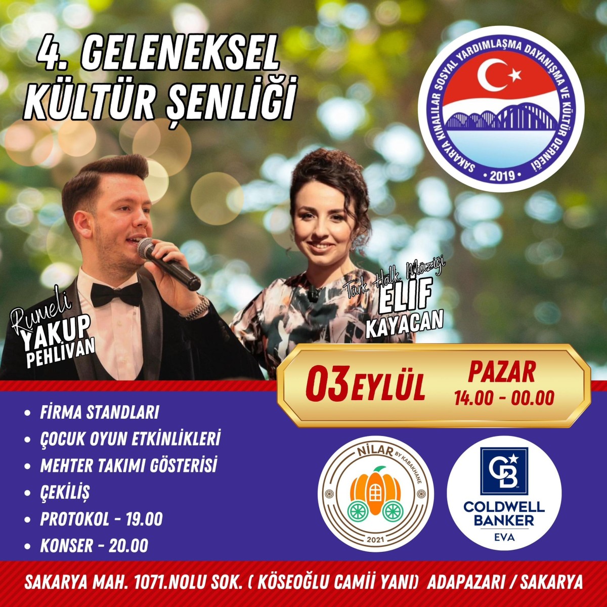Sakarya Kınalılardan 4. Geleneksel Kültür Şenliği’ne davet
