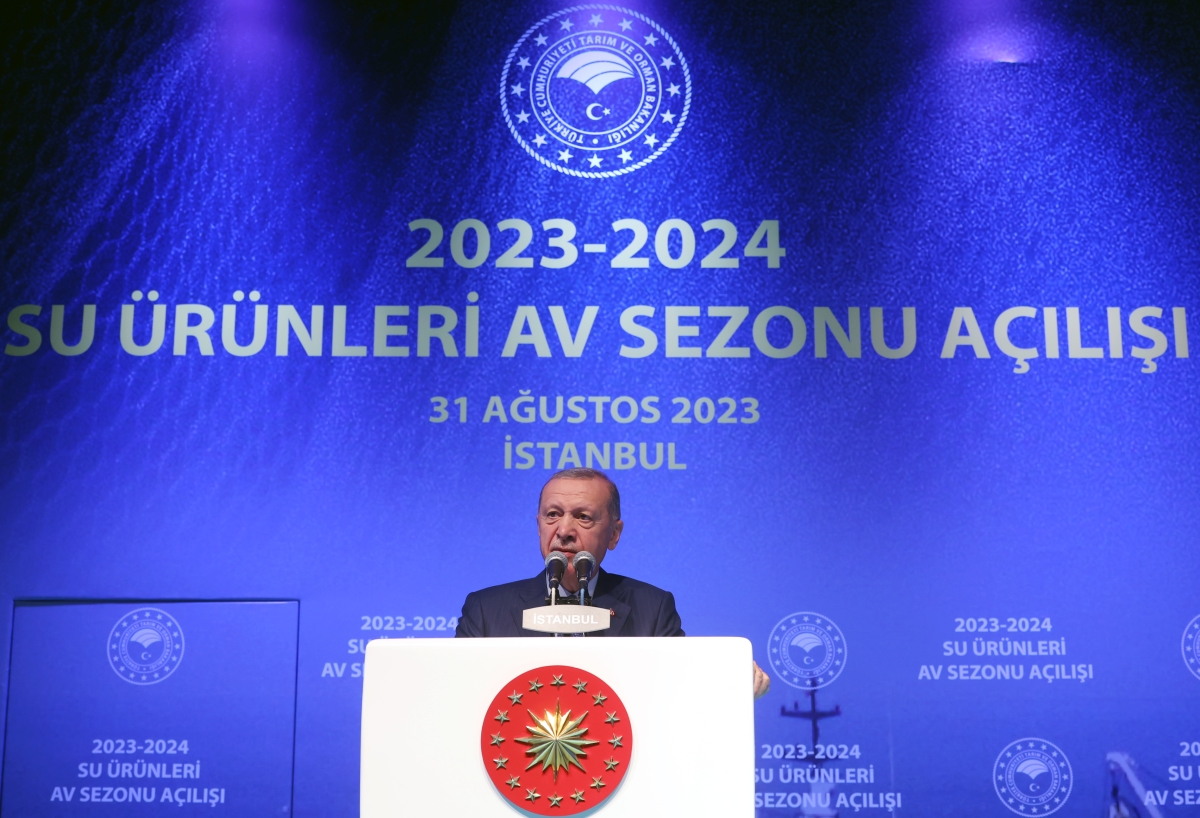 Cumhurbaşkanı Erdoğan 2023-2024 su ürünleri av sezonu açılışında konuştu