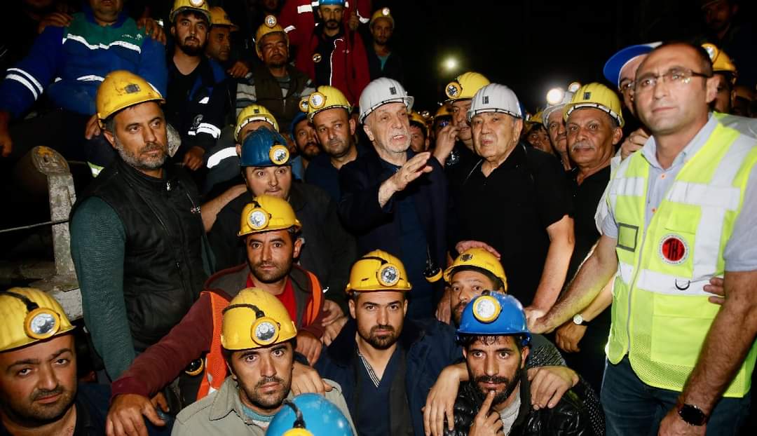 Ergün Atalay Maden İşçileri Ïle Bir Araya Geldi