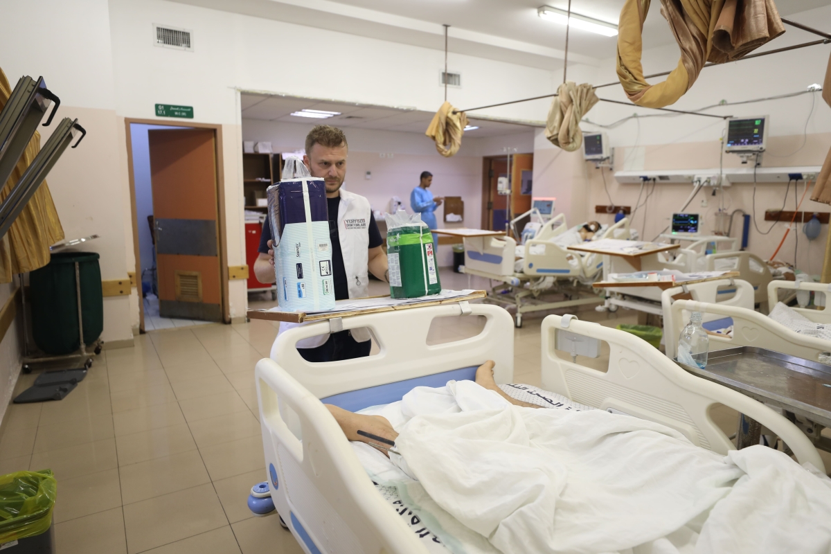 Yeryüzü Doktorları'ndan Gazze'de yardım ve sağlık hizmeti