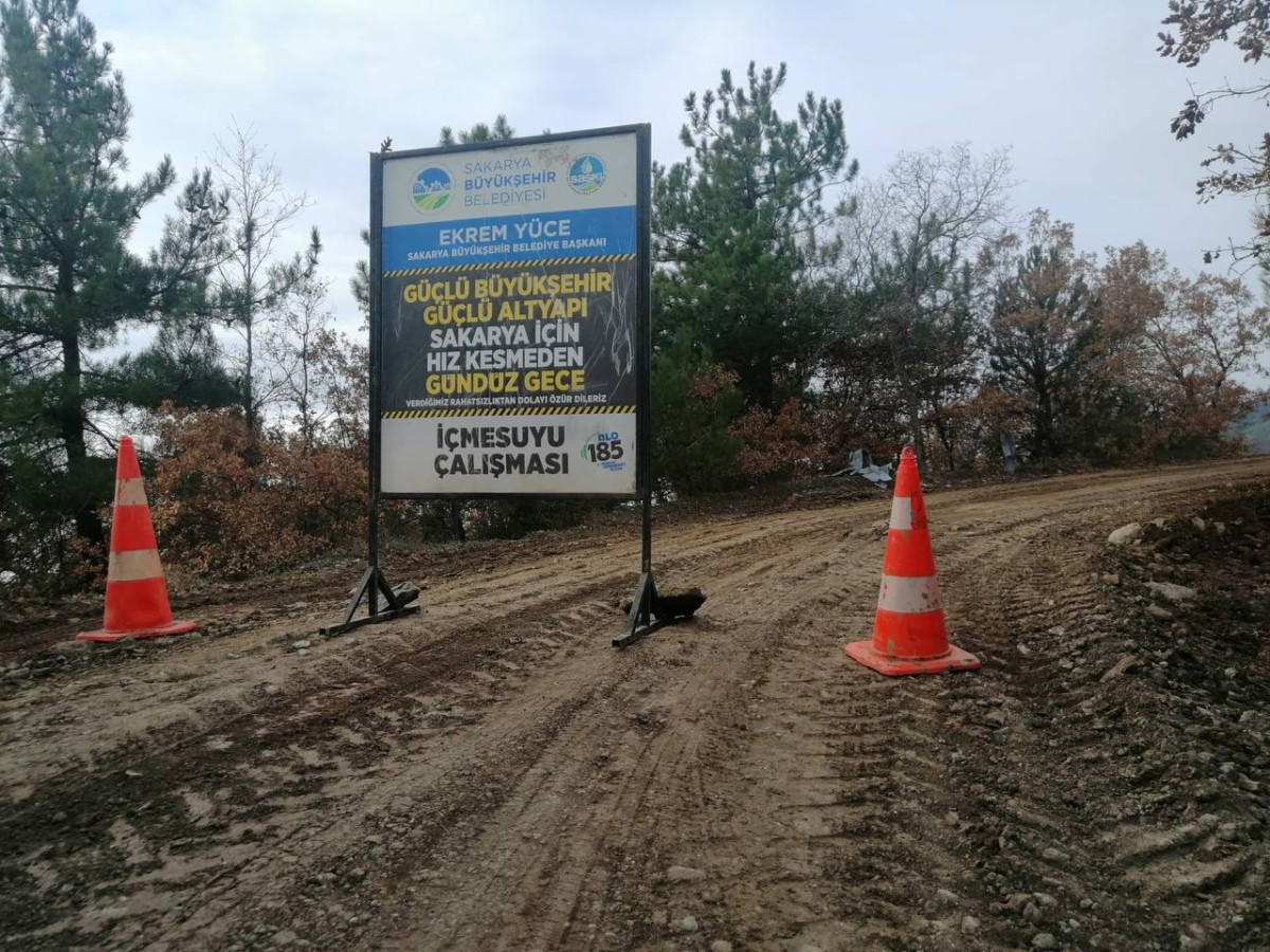 Geyve’nin yeni yerleşim yerine Büyükşehir Belediyesi’nden bin 500 metrelik hat