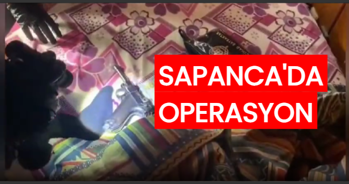 Sapanca'da jandarma operasyon düzenledi