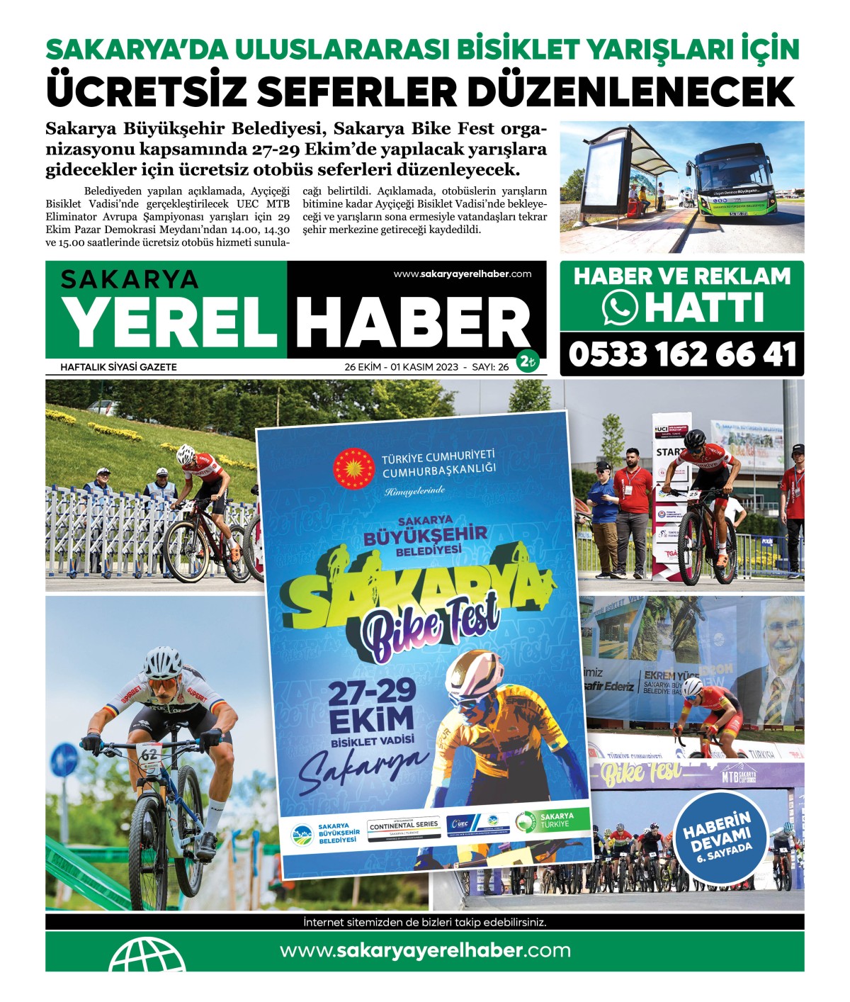 Sakarya Yerel Haber Gazetesi 26.Sayısı Çıktı