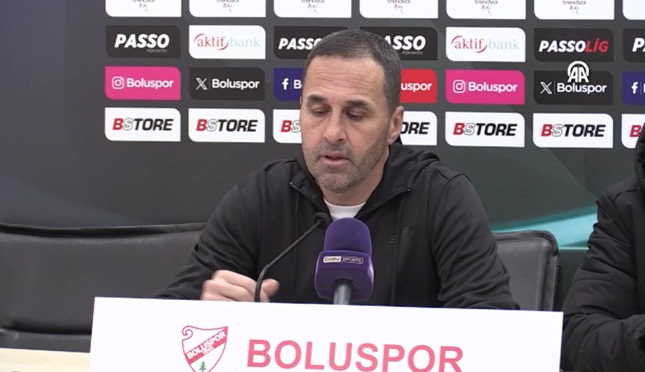  Boluspor Teknik Direktörü Yalçın Koşukavak ''Hakem çok kötü maç yönetti''