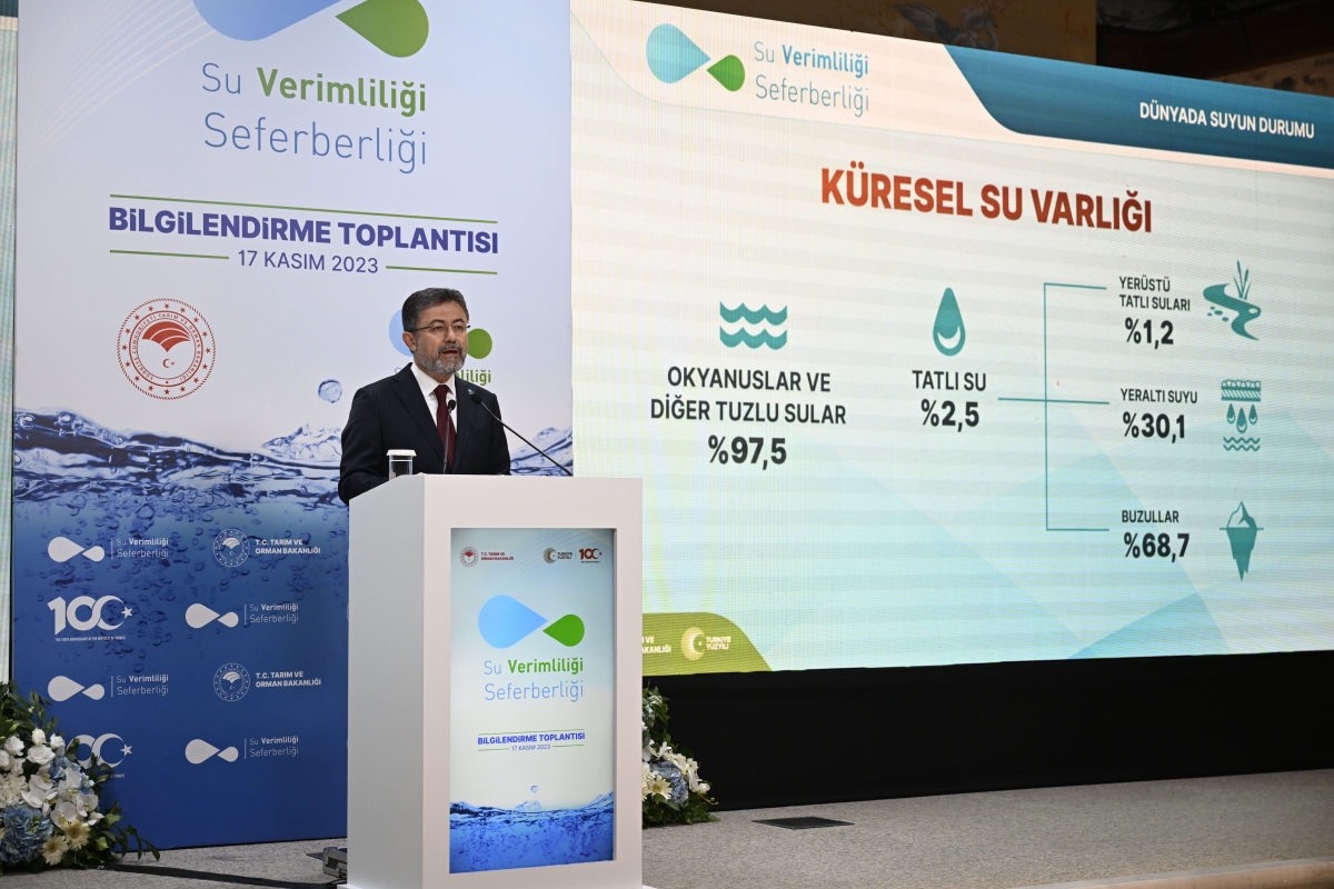 Bakan Yumaklı'dan belediye, çiftçi, sanayici ve vatandaşlara ″suyu verimli kullanma″ çağrısı