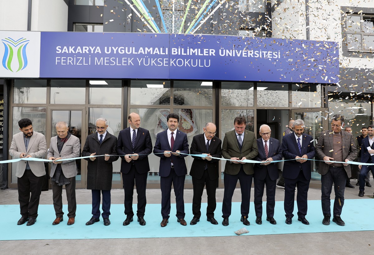 SUBÜ Ferizli MYO’nun yeni binası törenle açıldı